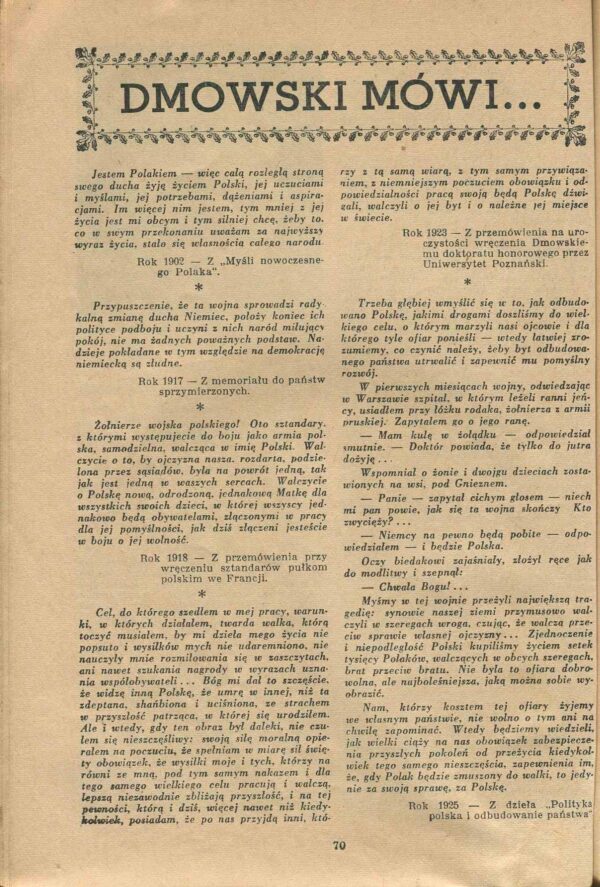 Kalendarz Orędownika na rok pański 1939