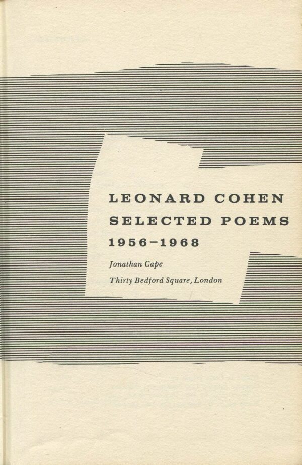 SELECTED POEMS 1956-1968