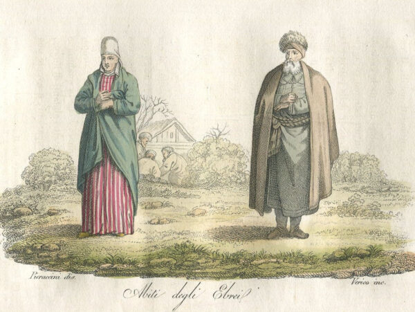 [miedzioryt] Abiti degli Ebrei (Żydzi) [1831]