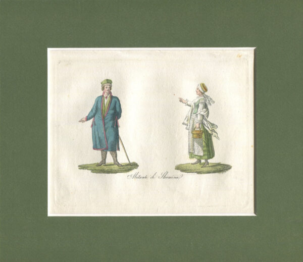 [miedzioryt] Abitanti di Skawina (Mieszkańcy Skawiny) [1831]