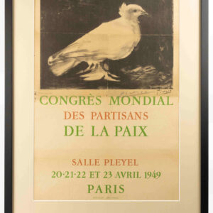 [litografia] Congres Mondial des Partisans de la Paix 1949 [AUTOGRAF PABLA PICASSA]