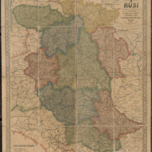 [mapa] Mapa Litwy i Rusi [1911] [Litwa, Białoruś, Wołyń, Podole, Ukraina]