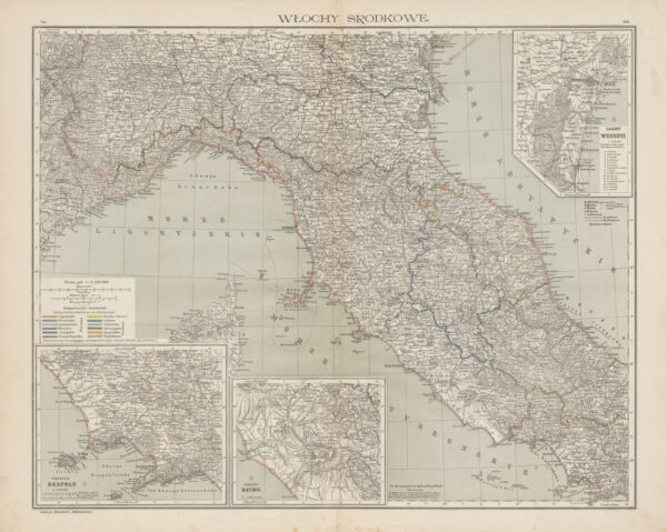 [mapa] Włochy Środkowe [Bolonia, Parma, Turyn, Florencja, Perugia]