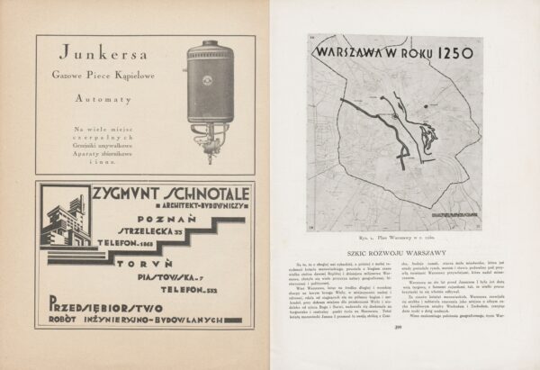miesięcznik Architektura i Budownictwo nr 11/1928 (Plany regulacyjne Warszawy dawnej i nowej)