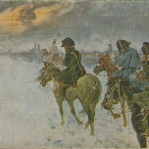 [pocztówka] Wizja Napoleona w odwrocie spod Moskwy
