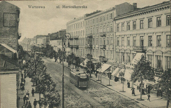 [pocztówka] Warszawa. Ul. Marszałkowska