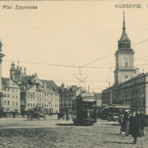 [pocztówka] Warszawa. Plac Zygmunta (Plac Zamkowy)