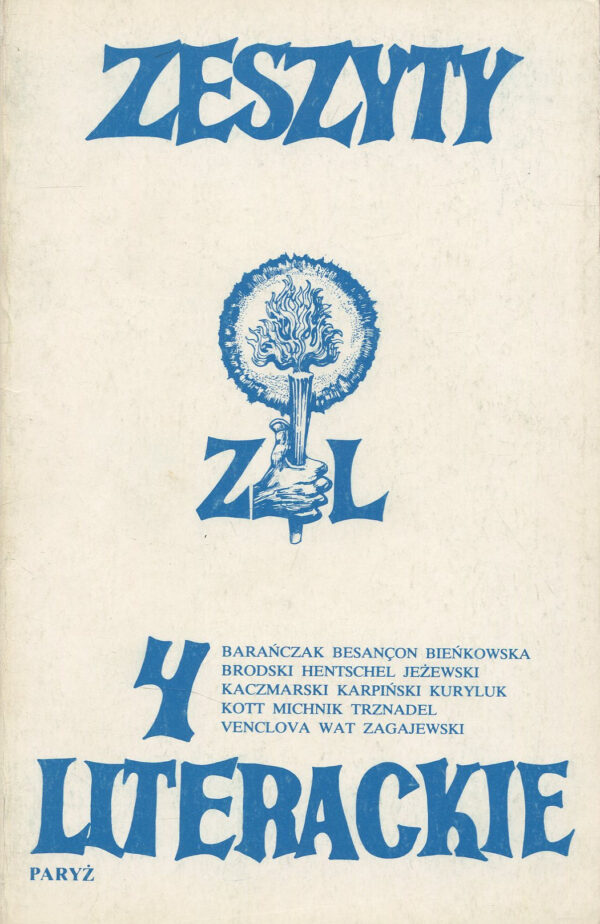 kwartalnik ZESZYTY LITERACKIE 4/1983