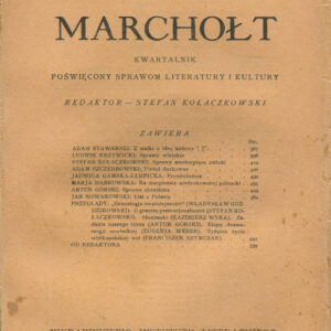 kwartalnik MARCHOŁT nr (7) 3/1936